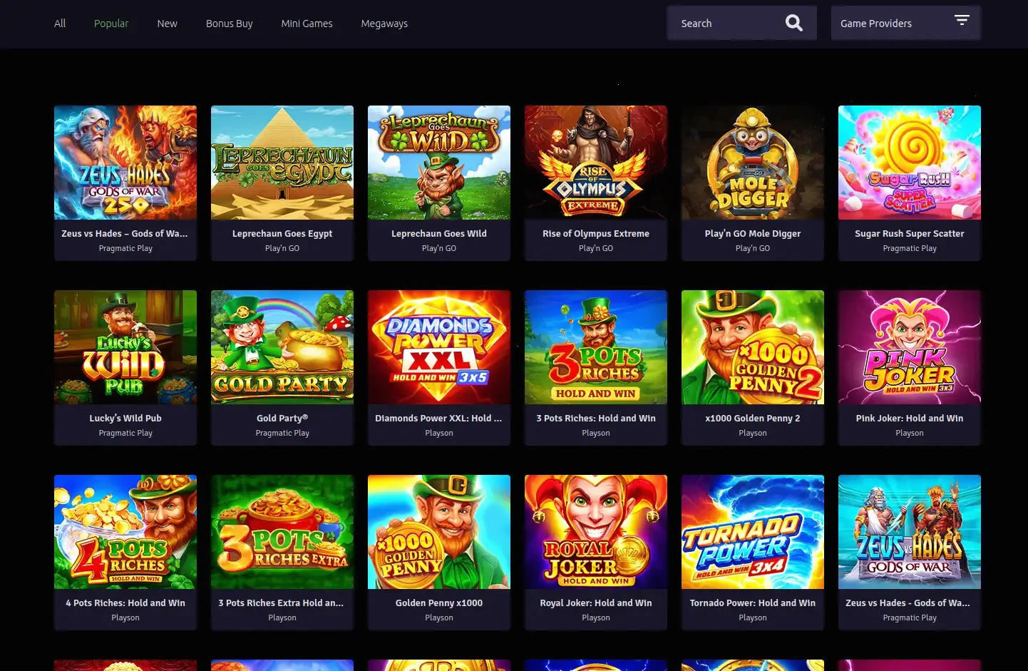 Viu viu casino spelaanbod overzicht